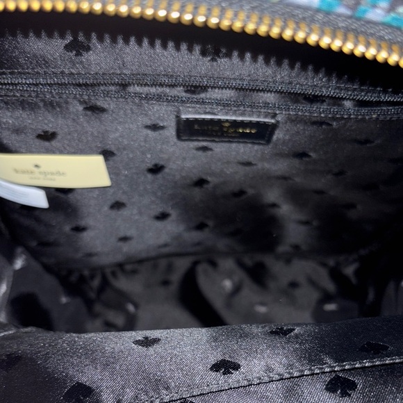 Kate Spade Black and Pink Floral Mini Backpack main image 6